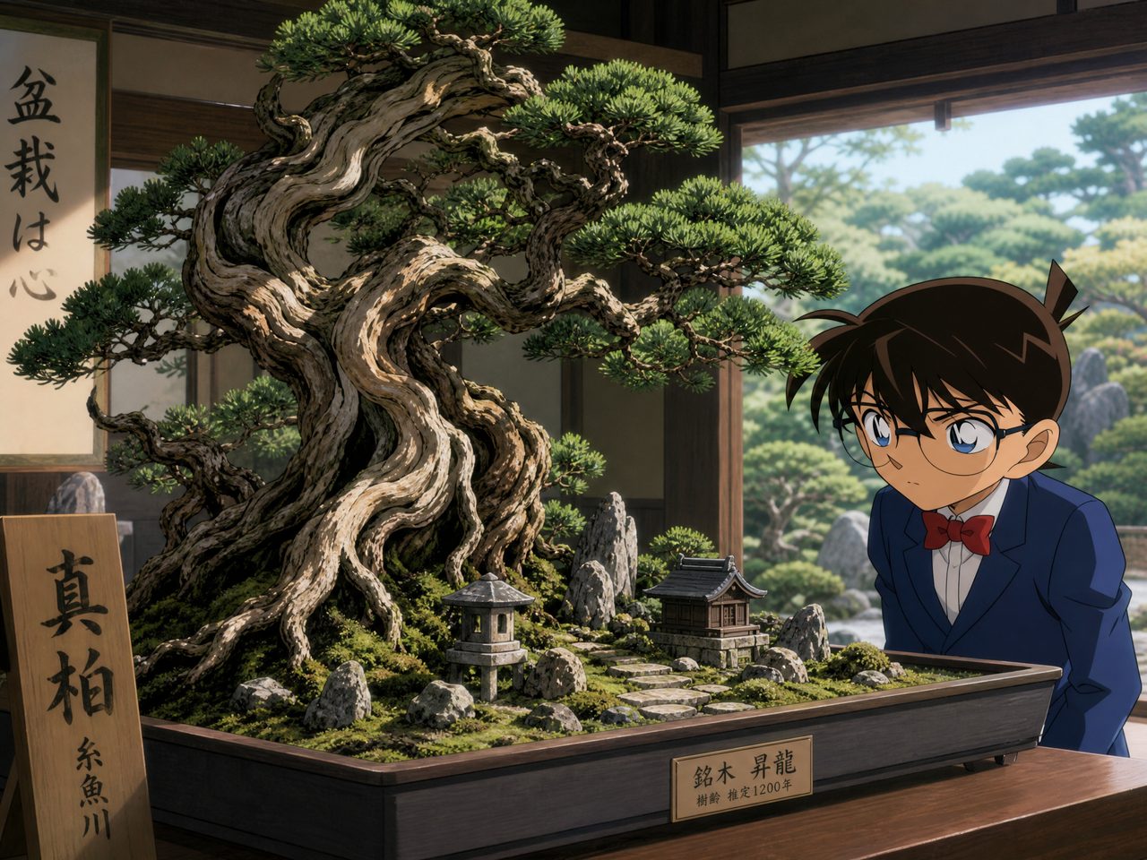 抖音风盆景植物视频
